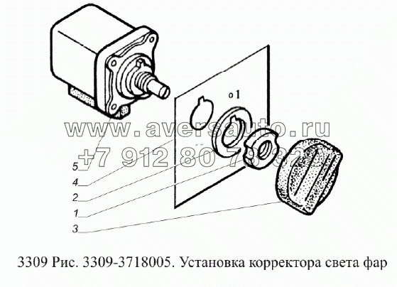 Установка корректора света фар